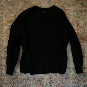Old Navy Black Pullover Wool Sweater